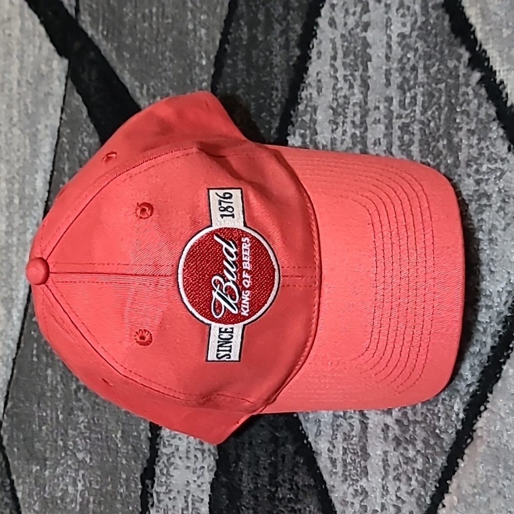 EMBROIDERED BUD KING OF BEERS 🍻 SINCE 1876 SNAP-BACK HAT